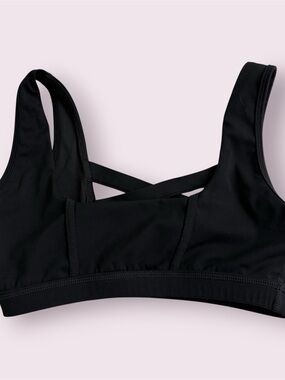 POPFLEX Black Corset Sports Bra XS